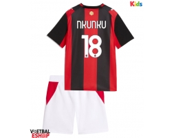 AC Milan Christopher Nkunku #18 Thuis tenue Kids 2026-27 Korte Mouw (+ Korte broeken)