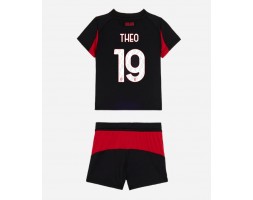AC Milan Theo Hernandez #19 Thuis tenue Kids 2025-26 Korte Mouw (+ Korte broeken)