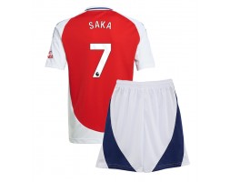 Arsenal Bukayo Saka #7 Thuis tenue Kids 2024-25 Korte Mouw (+ Korte broeken)