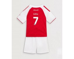 Arsenal Bukayo Saka #7 Thuis tenue Kids 2025-26 Korte Mouw (+ Korte broeken)