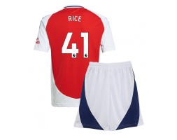 Arsenal Declan Rice #41 Thuis tenue Kids 2024-25 Korte Mouw (+ Korte broeken)