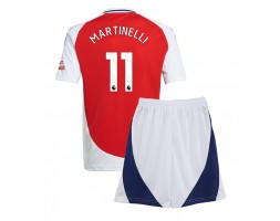 Arsenal Gabriel Martinelli #11 Thuis tenue Kids 2024-25 Korte Mouw (+ Korte broeken)