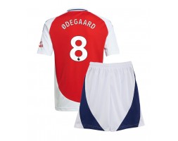 Arsenal Martin Odegaard #8 Thuis tenue Kids 2024-25 Korte Mouw (+ Korte broeken)