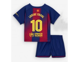 Barcelona Lamine Yamal #10 Thuis tenue Kids 2025-26 Korte Mouw (+ Korte broeken)