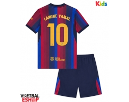 Barcelona Lamine Yamal #10 Thuis tenue Kids 2026-27 Korte Mouw (+ Korte broeken)