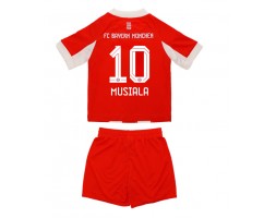 Bayern Munich Jamal Musiala #10 Thuis tenue Kids 2025-26 Korte Mouw (+ Korte broeken)