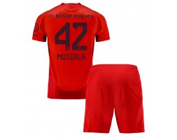 Bayern Munich Jamal Musiala #42 Thuis tenue Kids 2024-25 Korte Mouw (+ Korte broeken)