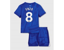 Chelsea Enzo Fernandez #8 Thuis tenue Kids 2025-26 Korte Mouw (+ Korte broeken)