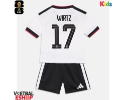 Duitsland Florian Wirtz #17 Thuis tenue Kids WK 2026 Korte Mouw (+ Korte broeken)