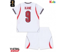 Engeland Harry Kane #9 Thuis tenue Kids WK 2026 Korte Mouw (+ Korte broeken)