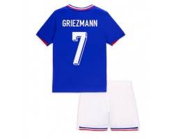Frankrijk Antoine Griezmann #7 Thuis tenue Kids EK 2024 Korte Mouw (+ Korte broeken)