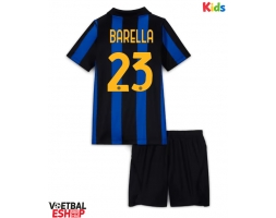 Inter Milan Nicolo Barella #23 Thuis tenue Kids 2026-27 Korte Mouw (+ Korte broeken)