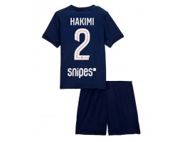 Paris Saint-Germain Achraf Hakimi #2 Thuis tenue Kids 2025-26 Korte Mouw (+ Korte broeken)