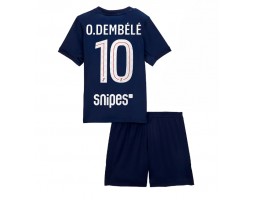 Paris Saint-Germain Ousmane Dembele #10 Thuis tenue Kids 2025-26 Korte Mouw (+ Korte broeken) Paris Saint-Germain Ousmane Dembele #10 Thuis tenue Kids 2025-26 Korte Mouw (+ Korte broeken)