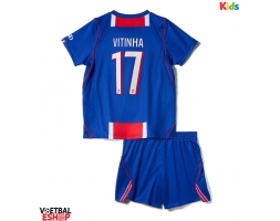 Paris Saint-Germain Vitinha #17 Thuis tenue Kids 2026-27 Korte Mouw (+ Korte broeken)