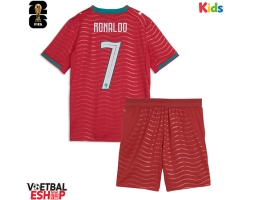 Portugal Cristiano Ronaldo #7 Thuis tenue Kids WK 2026 Korte Mouw (+ Korte broeken)