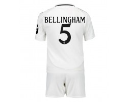 Real Madrid Jude Bellingham #5 Thuis tenue Kids 2024-25 Korte Mouw (+ Korte broeken)