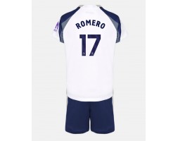 Tottenham Hotspur Cristian Romero #17 Thuis tenue Kids 2025-26 Korte Mouw (+ Korte broeken)