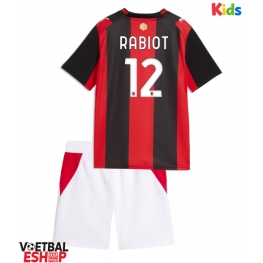 AC Milan Adrien Rabiot #12 Thuis tenue Kids 2026-27 Korte Mouw (+ Korte broeken)