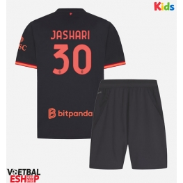 AC Milan Ardon Jashari #30 Derde tenue Kids 2026-27 Korte Mouw (+ Korte broeken)