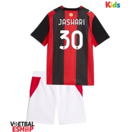 AC Milan Ardon Jashari #30 Thuis tenue Kids 2026-27 Korte Mouw (+ Korte broeken)