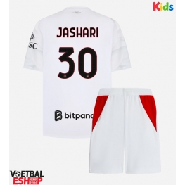 AC Milan Ardon Jashari #30 Uit tenue Kids 2026-27 Korte Mouw (+ Korte broeken)