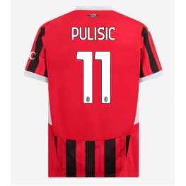 AC Milan Christian Pulisic #11 Thuis tenue 2024-25 Korte Mouw