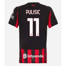 AC Milan Christian Pulisic #11 Thuis tenue Dames 2025-26 Korte Mouw