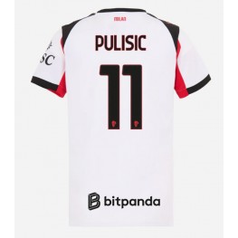 AC Milan Christian Pulisic #11 Uit tenue Dames 2025-26 Korte Mouw