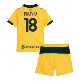 AC Milan Christopher Nkunku #18 Derde tenue Kids 2025-26 Korte Mouw (+ Korte broeken)