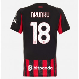 AC Milan Christopher Nkunku #18 Thuis tenue Dames 2025-26 Korte Mouw