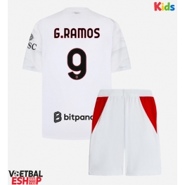 AC Milan Goncalo Ramos #9 Uit tenue Kids 2026-27 Korte Mouw (+ Korte broeken)