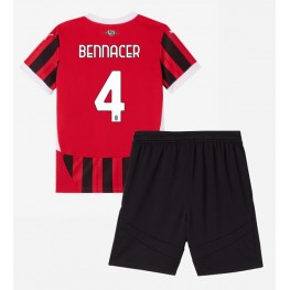 AC Milan Ismael Bennacer #4 Thuis tenue Kids 2024-25 Korte Mouw (+ Korte broeken)