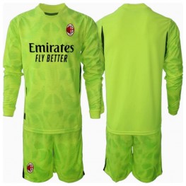 AC Milan Keeper Derde tenue Kids 2024-25 Lange Mouw (+ Korte broeken)