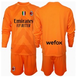 AC Milan Keeper Uit tenue Kids 2024-25 Lange Mouw (+ Korte broeken)