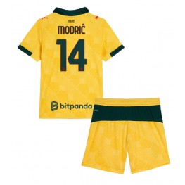 AC Milan Luka Modric #14 Derde tenue Kids 2025-26 Korte Mouw (+ Korte broeken)
