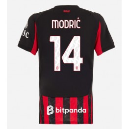 AC Milan Luka Modric #14 Thuis tenue Dames 2025-26 Korte Mouw