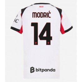 AC Milan Luka Modric #14 Uit tenue Dames 2025-26 Korte Mouw