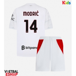AC Milan Luka Modric #14 Uit tenue Kids 2026-27 Korte Mouw (+ Korte broeken)