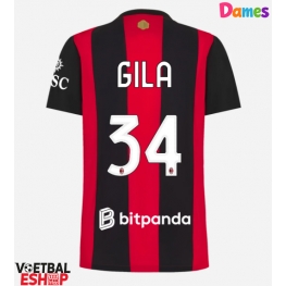 AC Milan Mario Gila #34 Thuis tenue Dames 2026-27 Korte Mouw