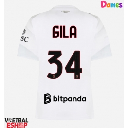 AC Milan Mario Gila #34 Uit tenue Dames 2026-27 Korte Mouw
