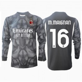AC Milan Mike Maignan #16 Keeper Thuis tenue 2024-25 Lange Mouw