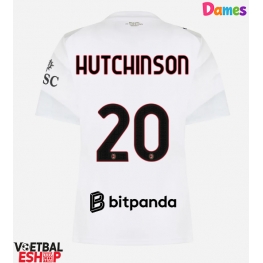 AC Milan Omari Hutchinson #20 Uit tenue Dames 2026-27 Korte Mouw