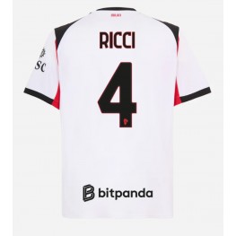 AC Milan Samuele Ricci #4 Uit tenue 2025-26 Korte Mouw