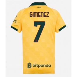 AC Milan Santiago Gimenez #7 Derde tenue Dames 2025-26 Korte Mouw
