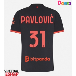 AC Milan Strahinja Pavlovic #31 Derde tenue Dames 2026-27 Korte Mouw