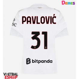 AC Milan Strahinja Pavlovic #31 Uit tenue Dames 2026-27 Korte Mouw