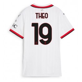AC Milan Theo Hernandez #19 Uit tenue Dames 2024-25 Korte Mouw