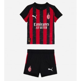 AC Milan Thuis tenue Kids 2025-26 Korte Mouw (+ Korte broeken)