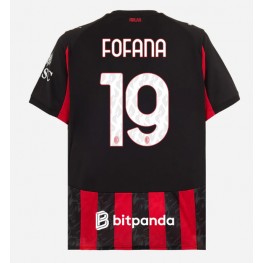 AC Milan Youssouf Fofana #19 Thuis tenue 2025-26 Korte Mouw